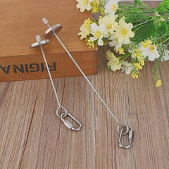 Stainless Steel Food Fork For Bird Vegetable Fruit Feeder Skewer