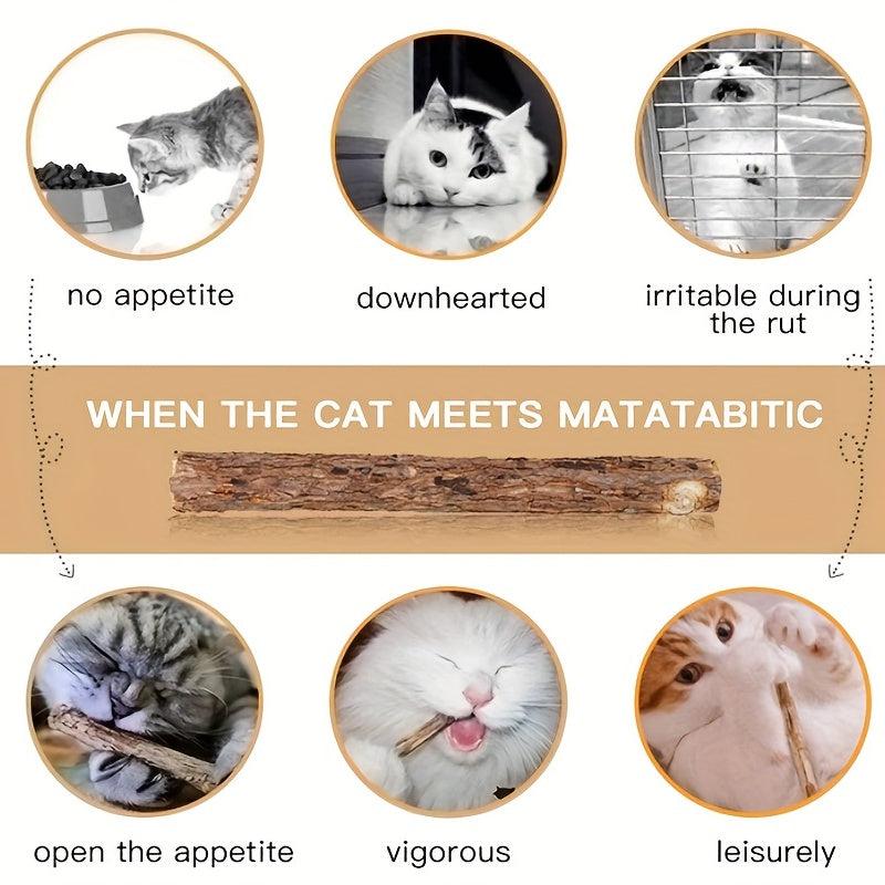 15pcs Catnip Sticks Chew Toys For Cat
