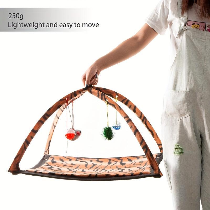 Cat Toy Rocking Activity Mat Swing Playing Station