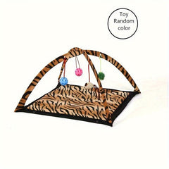 Cat Toy Rocking Activity Mat Swing Playing Station