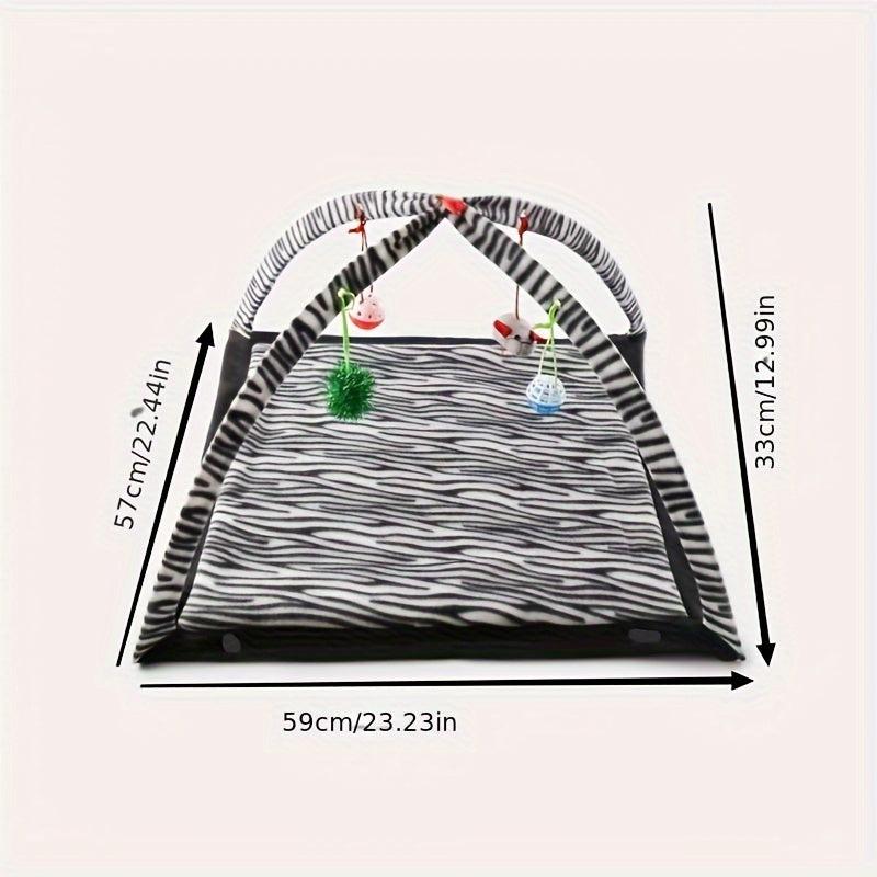 Cat Toy Rocking Activity Mat Swing Playing Station