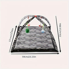 Cat Toy Rocking Activity Mat Swing Playing Station