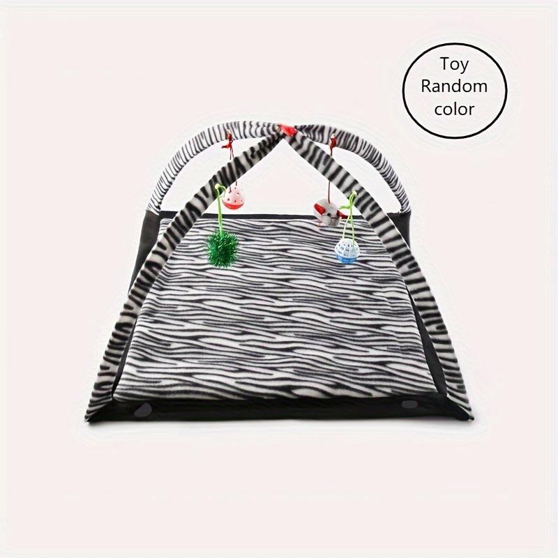 Cat Toy Rocking Activity Mat Swing Playing Station