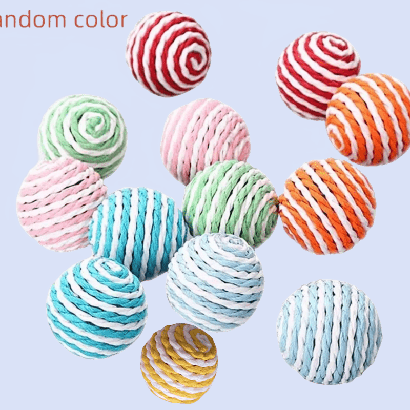 Interactive Sisal Cat Scratch Ball Durable Toy