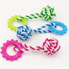Pet Rope Chew Toy for Dogs Training & Teeth Cleaning