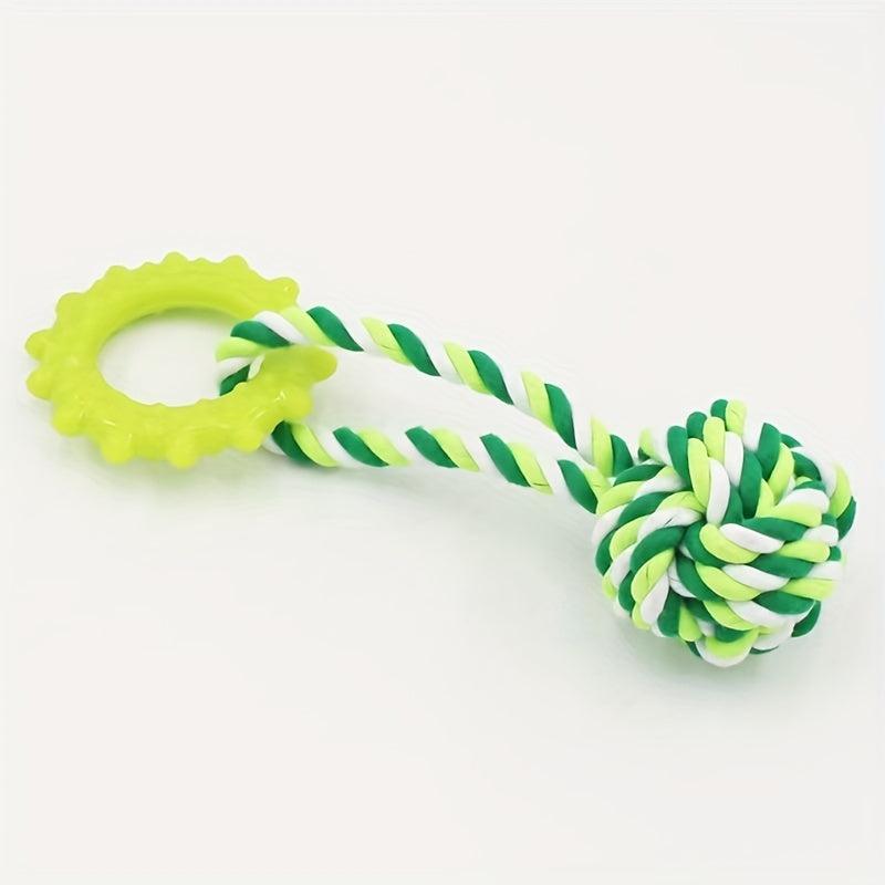 Pet Rope Chew Toy for Dogs Training & Teeth Cleaning