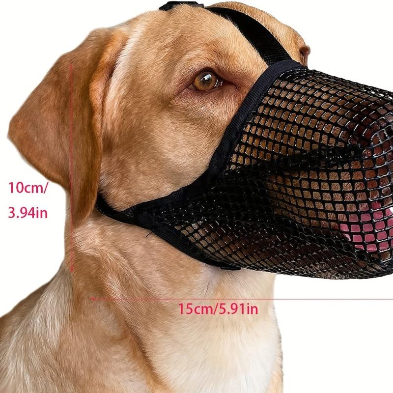 Breathable Soft Mesh Dog Muzzle for Small Medium Large Dogs Comfortable Secure