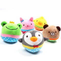 Interactive Plush Toys for Dogs & Cats Cartoon Dog Chew Toy & Plush Cat Ball Toy