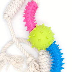 1pc Cotton Rope Dog Toy Interactive Dental Care Supplies
