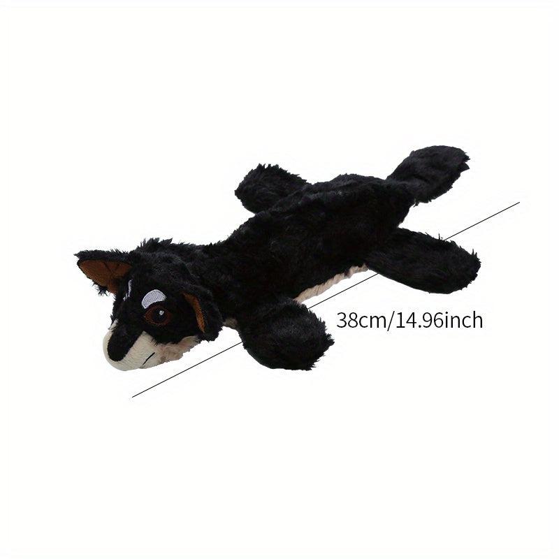 Interactive Chew Toy for Puppies, Plush Shell Dog Toy