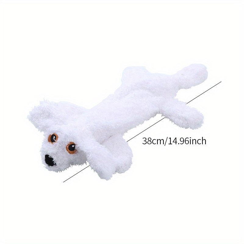 Interactive Chew Toy for Puppies, Plush Shell Dog Toy