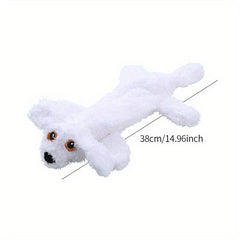 Interactive Chew Toy for Puppies, Plush Shell Dog Toy