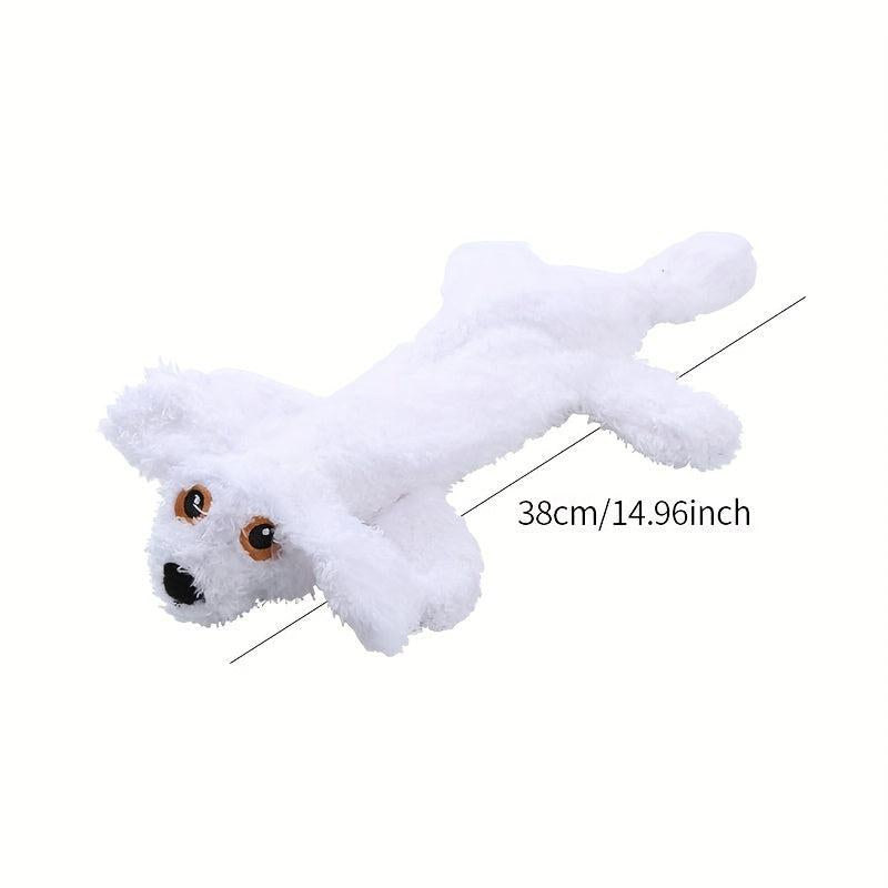 Interactive Chew Toy for Puppies, Plush Shell Dog Toy