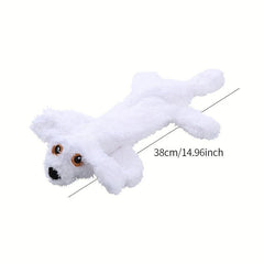 Interactive Chew Toy for Puppies, Plush Shell Dog Toy