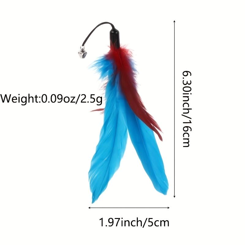 Interactive Cat Toy with Bell and Feather Strip