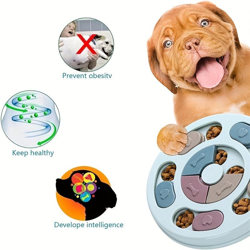 Interactive Slow Feeder Puzzle Toy for Pets - Promotes Healthy Eating