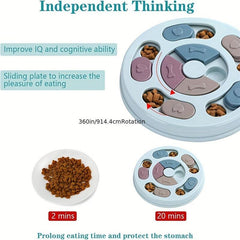 Interactive Slow Feeder Puzzle Toy for Pets - Promotes Healthy Eating