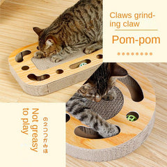 Interactive Cat Scratching Board for Indoor Cats