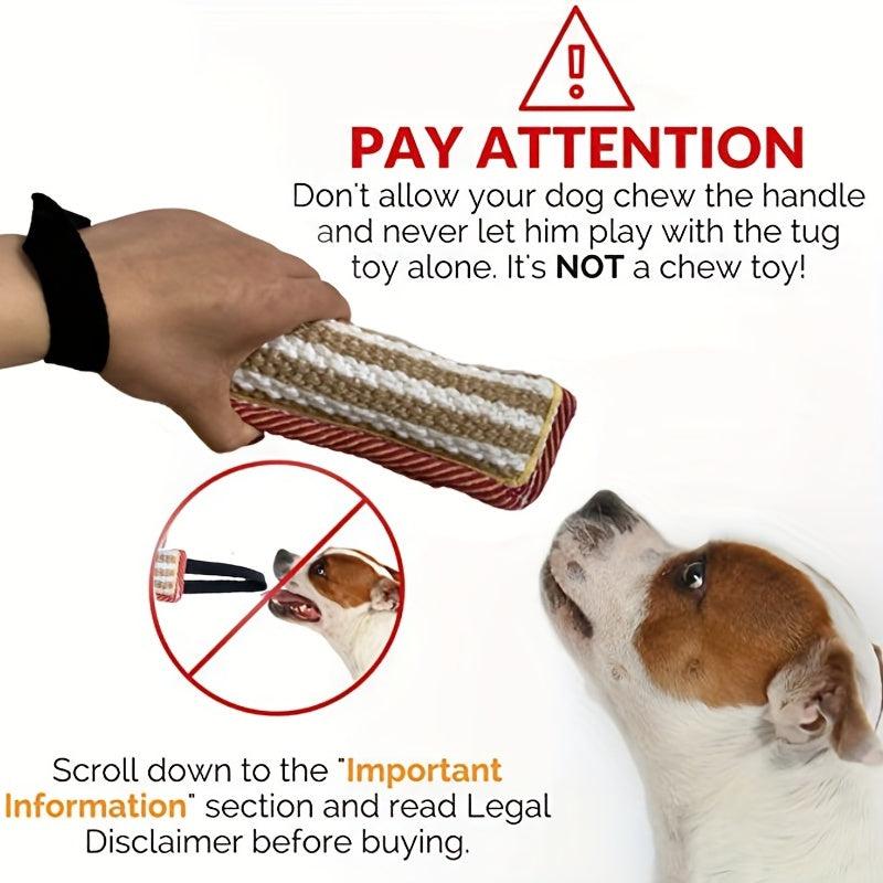 Durable Jute Dog Chew Toy for Training & Tugging