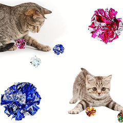 10pcs Colorful Cat Balls Lightweight Toys for Cats