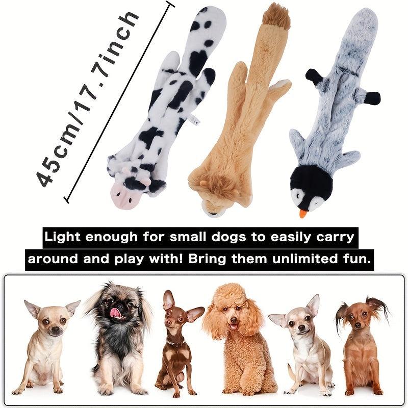 Squeaky Plush Chew Toy for Small-Medium Dogs