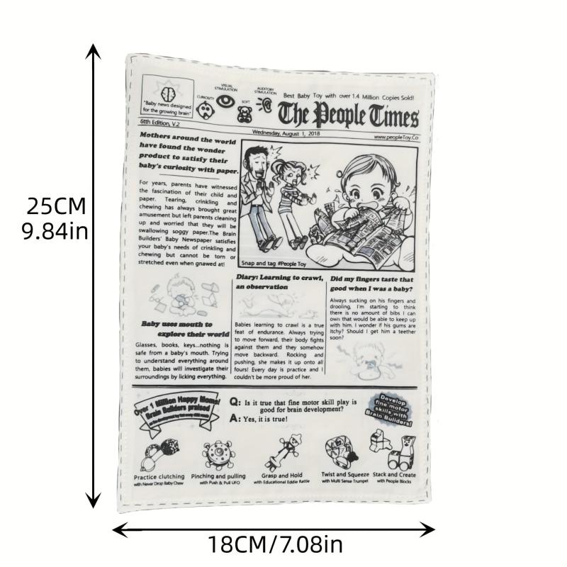 Pet Dog Newspaper Toy Chew Durable Squeaky Toy