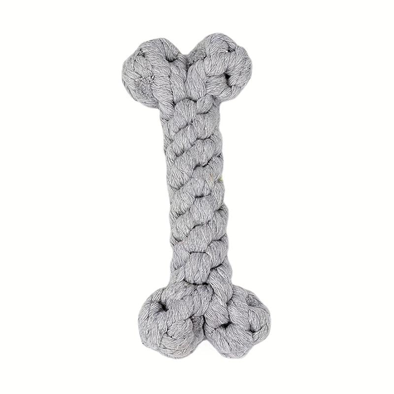 1pc Pet Random Bone Knot Chew Toy Interactive Toy For Dogs