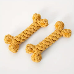 1pc Pet Random Bone Knot Chew Toy Interactive Toy For Dogs