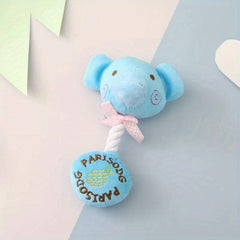 Interactive Plush Dog Toys with Squeaker - Durable Toy for Puppies and Dogs