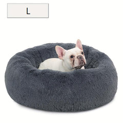 Calming Dog Bed Anti-Anxiety Machine Washable Waterproof Cozy Pet Round Bed