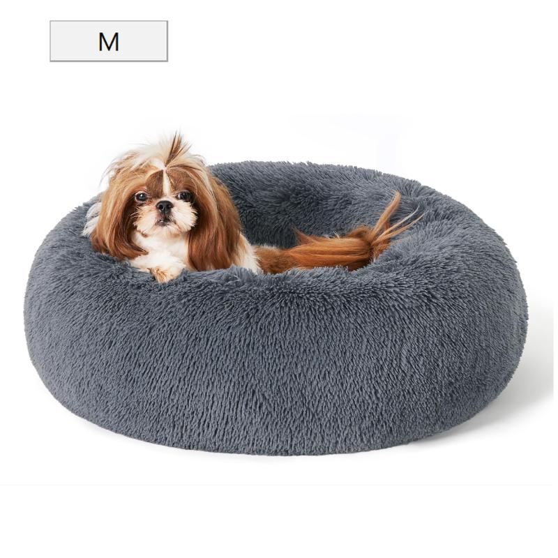 Calming Dog Bed Anti-Anxiety Machine Washable Waterproof Cozy Pet Round Bed