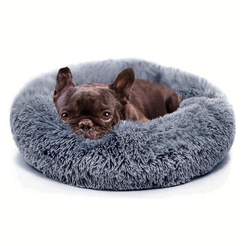 Calming Dog Bed Anti-Anxiety Machine Washable Waterproof Cozy Pet Round Bed