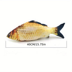Pet Fish Cat Teaser Toy Interactive for Cats & Dogs