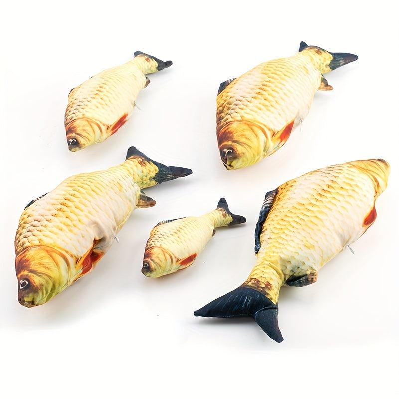 Pet Fish Cat Teaser Toy Interactive for Cats & Dogs