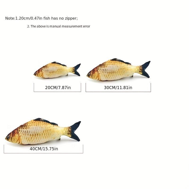 Pet Fish Cat Teaser Toy Interactive for Cats & Dogs