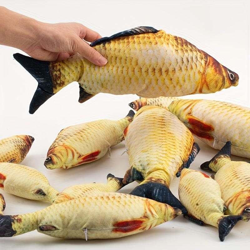 Pet Fish Cat Teaser Toy Interactive for Cats & Dogs