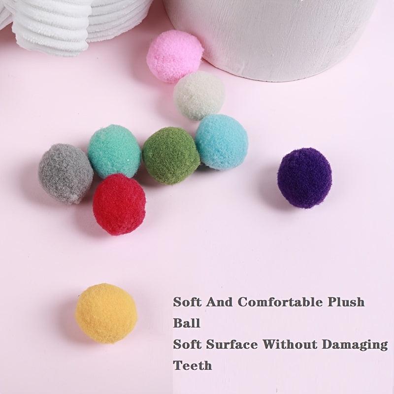 Cat Interactive Plush Ball Toy Teaser Supplies