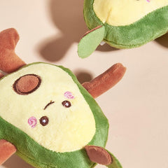 Interactive Avocado Plush Dog Toy for Chew and Play