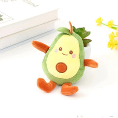 Interactive Avocado Plush Dog Toy for Chew and Play