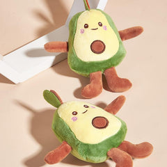 Interactive Avocado Plush Dog Toy for Chew and Play