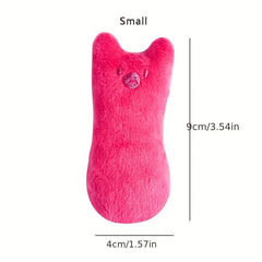 Cat Teaser Toy with Squeaky Plush Pillow u2013 Interactive Pet Supply