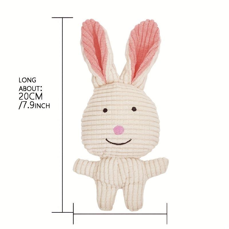 Durable Pet Plush Toy for Puppies Squeaky and Chewable Dog Teething Toy