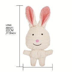 Durable Pet Plush Toy for Puppies Squeaky and Chewable Dog Teething Toy