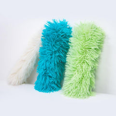 Long Haired Plush Cat Toy with Rustling Paper
