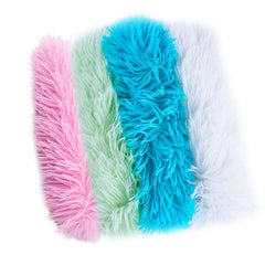 Long Haired Plush Cat Toy with Rustling Paper