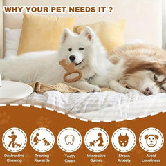 Indestructible Dog Toys for Large Breeds Tough Chew Toys for Aggressive Chewers