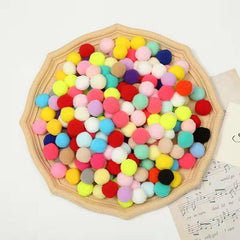 Stretchy Plush Ball Pom Toys for Dogs and Cats - 50-100pcs