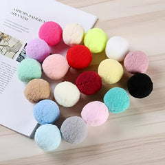 Stretchy Plush Ball Pom Toys for Dogs and Cats - 50-100pcs
