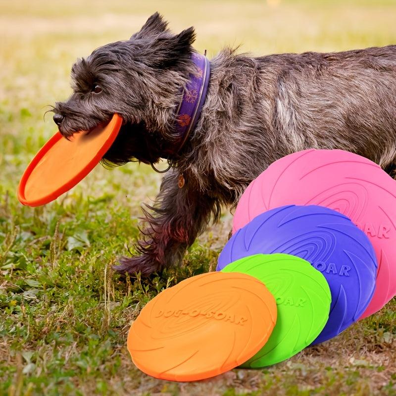 1pc Pet Training Flying Disc Chew Durable Toy For Dog