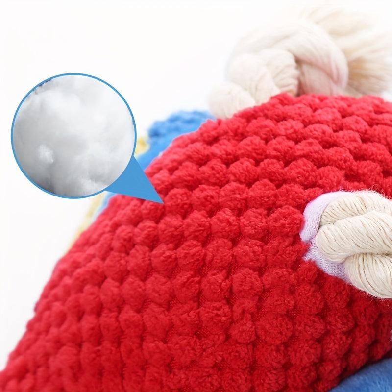 Interactive Parrot Dog Plush Toy Fun Chew Toy